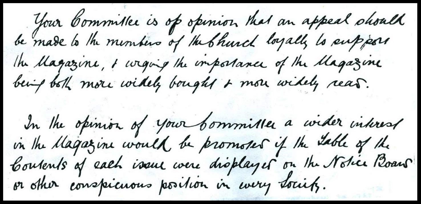 Hand writing of Edward Pulsford